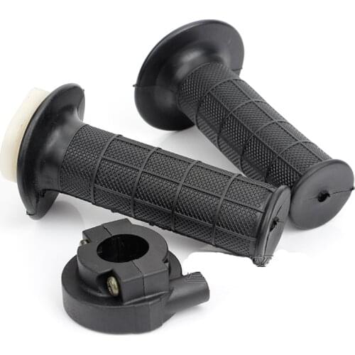 1Pair Universal Motorcycle-Handle-Grips Rubber For ATV Pit-Dirt-Bike Scooter Moped Yamaha Honda Kawasaki Suzuki Halley parts
