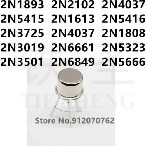 10PCS 2N1893 2N2102 2N4037 2N5415 2N1613 2N5416 2N3725 2N4037 2N1808 2N3019 2N6661 2N5323 2N3501 2N6849 2N5666 TO-39