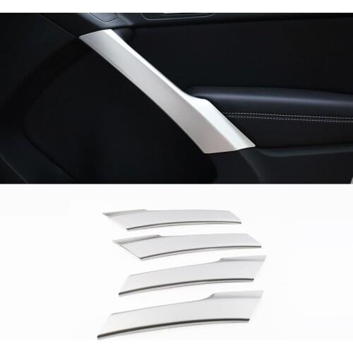 ABS Chrome For Tiguan 2009 to 2015 Car handrail Armrest Decoration Strip cover trim auto accessories styling