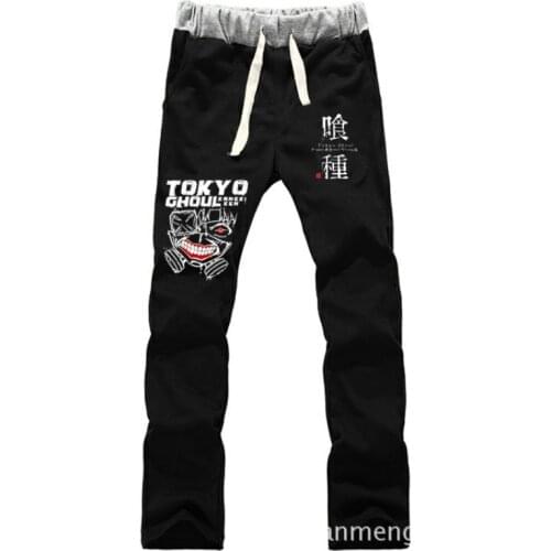 Anime Tokyo Ghouls Ken Kaneki LOVERS pure cotton pants casual trousers cosplay gift NEW Fashion