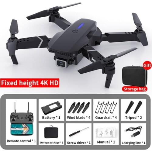 E88 UAV Drone with Camera, 4K/High-defination/1080P One-Click Take-Off & Landing, Remote Control RC Quadcopter for Adults Kids