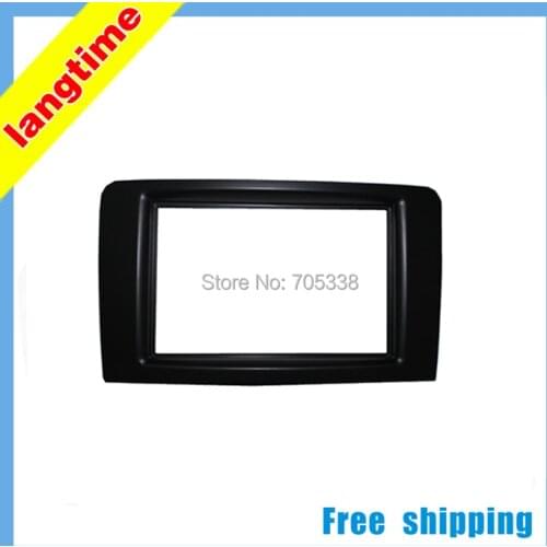 Free shipping-Car refitting DVD frame,DVD panel,Dash Kit,Fascia,Radio Frame,Audio frame for 06-10 BENZ ML(W164),2 DIN