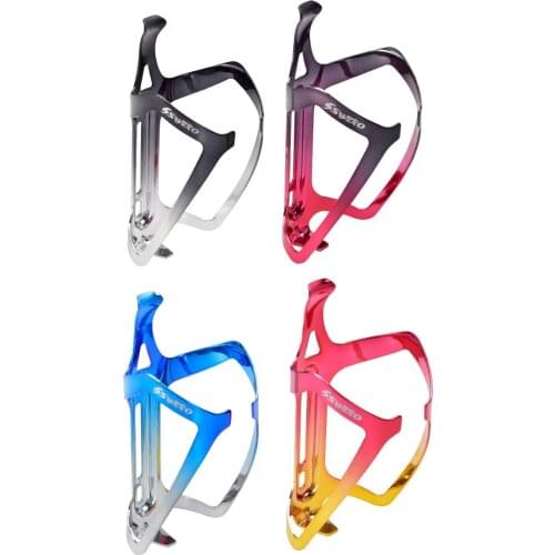 Aluminum Alloy Coloful Bicycle Water Bottle Cage Ultralight MTB Road Bike Water Bottle Holder Cycling Riding Kettle Holder Rack