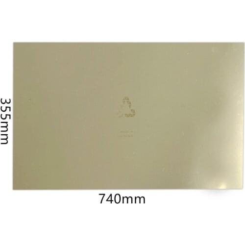 FLEXBED New Upgrade 355x740mm Flex Spring Steel applied PEI Print Surface + Magnetic Hot Sticker for 3D Printer FT6 Heated Bed