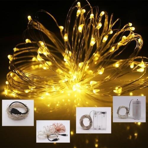 10M 100 Led String Garland Christmas Tree Fairy Light Chain connectable Waterproof Home Garden Party Outdoor Holiday Decoration