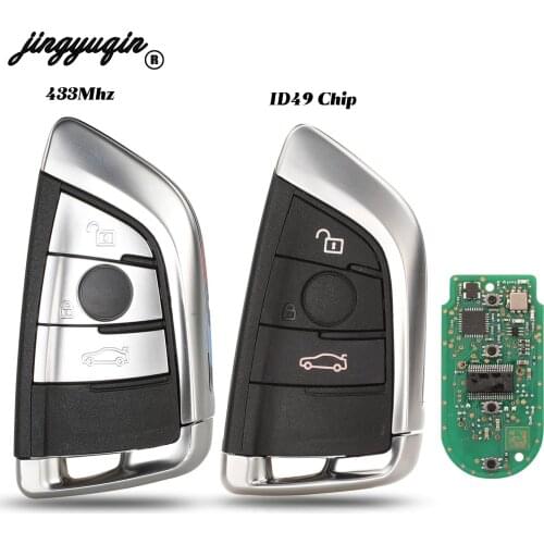 Jingyuqin 3b Smart Remote Key Fob 434MHz For BMW CAS4 CAS1 2 3 4 5 6 7 X5 X6 CAS4+ FEM 2011-2017