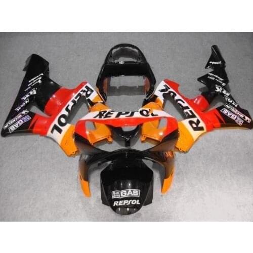REPSOL Red black Fairing kit for CBR900RR 00 01 CBR900 929 CBR900RR 2000 2001 Injection mold Fairings set+gifts HC16