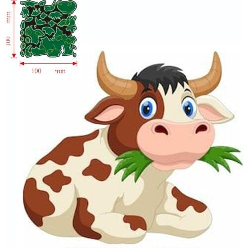 Metal Cutting Dies Animal cow Scrapbooking Paper Cards Decorative Craft Embossing