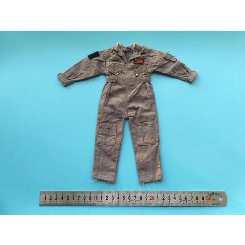 1/6th Soldier American Ghostbusters Jumpsuit Model for 12" Action Doll Toys