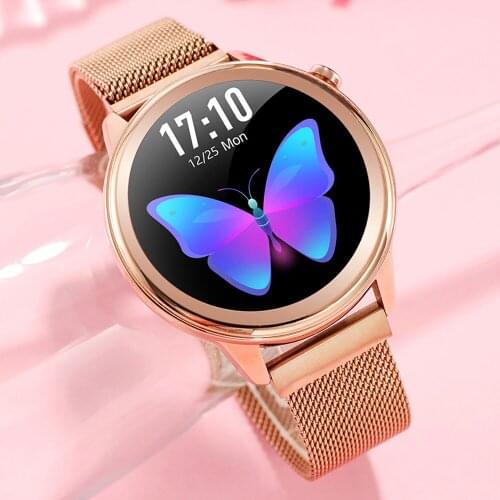 Fashion Lady Smart Watch Body Temperature Female Health Smartwatch Women Heart Rate Blood Pressure Waterproof Fitness Bracelet