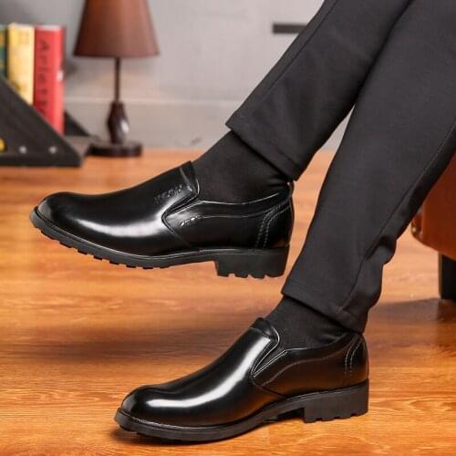 Men Leather Shoes Handmade Fashion Luxury Brand Male Outdoor PU Leather Sneakers Moccasins Men Casual Shoes Mocassins Homme I