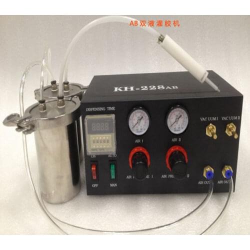 New Semi-auto Digital Glue Dispenser Dispensing for AB Glue Epoxy Resin 220V High quality NE