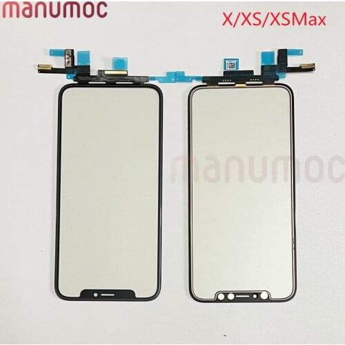 10Pcs Original Quality Touch Screen Digitizer Glass With OCA For iPhone X XS MAX XR 11 Pro Max 12 PRO TP Refurbish Repair