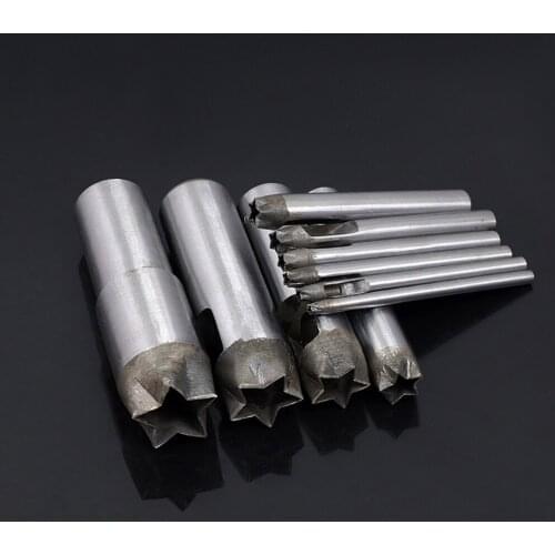 3mm-30mm Star shape Belt holes. Metal punching tool. Punching die. Mold. Eyelets. rivet. Button. Sewing patches