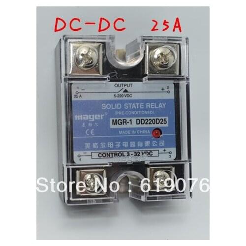 Mager SSR 25A DC-DC Solid state relay Quality Goods MGR-1 DD220D25