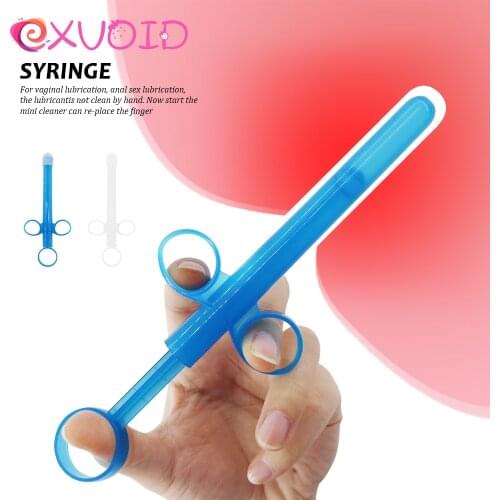 EXVOID Lubricant Dry Pain Relief Sex Toys for Couples Anal Vagina Shooter for Water Based Lubricant Oil Personal Hygienic Health