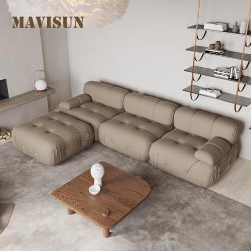 Modern Minimalist Sofa For Small Apartment Nordic Light Luxury Bedroom Armchairs Customized Sofa Set Living Room Furniture