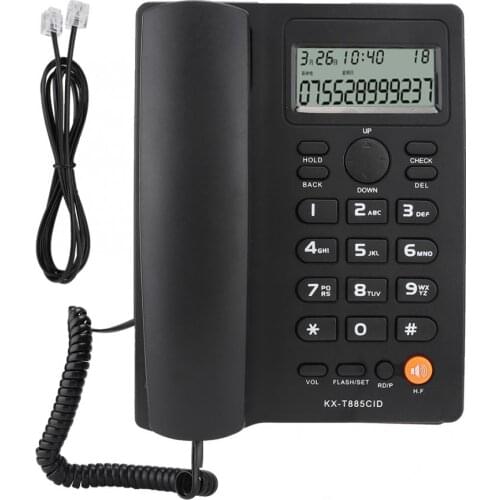 Telephone Hands-free Calling Landline Phone Clear Sound Noise Reduction Telephone for Home Office Hotel English vintage phone