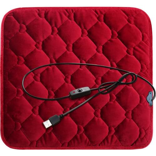 Heated Usb Warmer Heating Pad 5V Usb Gadget Heater For Car Seat Chair Office Old People Man Women New style