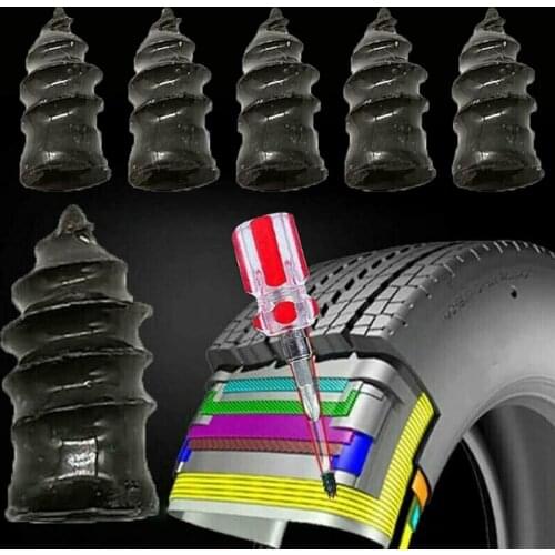 10Pcs Vacuum Tyre Repair Nail for Motorcycle Tubeless Tyre Repair Rubber Nails Quick Magic Motorcycle Repair Mushroom Nail