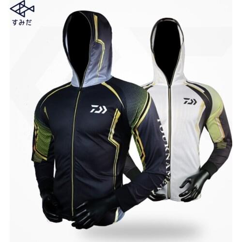 2021 Fishing Clothing Hooded Men Jacket Quick-Drying Coat Fishing Shirt For Hiking Cycling Fishing Clothes Pesca Outdoor Sports