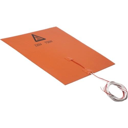 300x300mm 750W 220V Silicone Rubber Heater Pad Heating Mat For 3D Printer