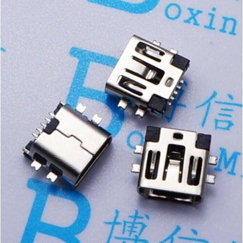 60pcs 5P Shen board short body MINI USB female socket 5P USB data broken boards USB data jack
