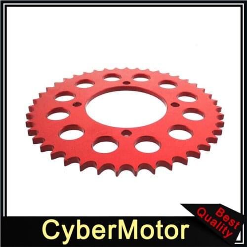 76mm 428 43 Teeth Aluminum Billet Rear Sprocket For 50cc-190cc Chinese Pit Dirt Bike Orion Thumpstar Explorer Braaap DHZ