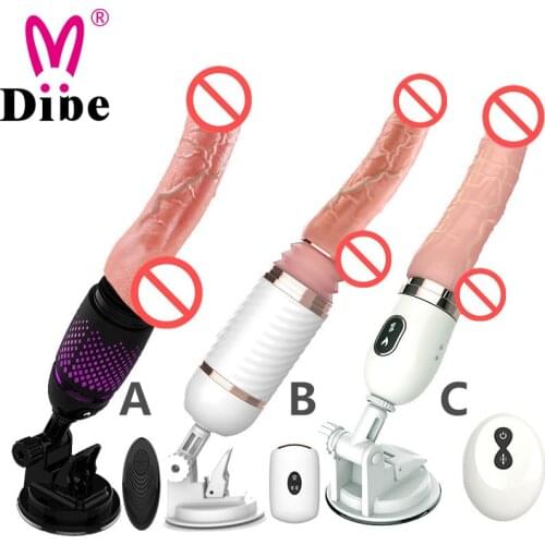 Automatic Sex Machine Dildo Vibrator Female Sex toys For Women Vagina Masturbation Remote Control Penis