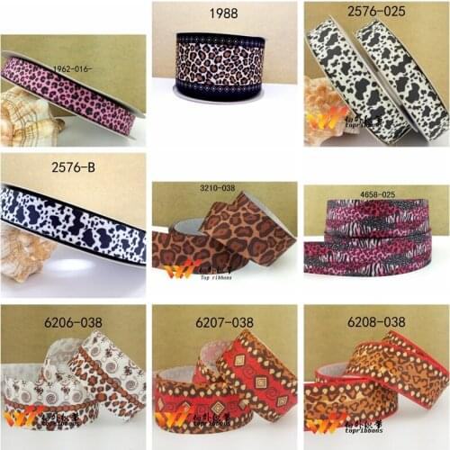 Free shipping 50 yard cartoon printed grosgrain ribbon 6208