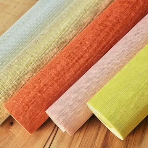 Free Sample MY WIND Grasscloth Wallpapers Luxury 100% Real Natural Material Safety Innocuity 3d Wallcovering In Roll Home Decor