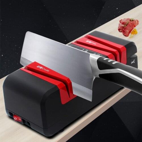 Household Electric Knife Sharpener Multifunctional Automatic Scissors Cutter Sharpener Fast Knife Grinder Kitchen Grindstone