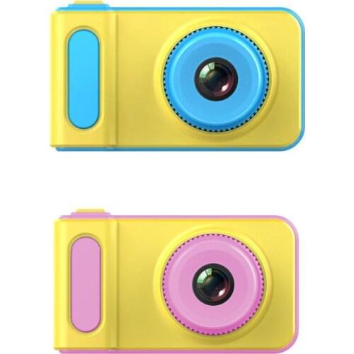 Mini Digital Camera 2 Inch Cartoon Cute Camera Toys Children Birthday Gift 1080P Toddler Toys Camera Cartoon Game Photo