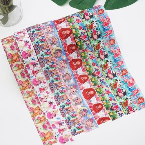 DIY Princess Printed Grosgrain Ribbon For Craft Supplies Sewing Accessories 5 Yards, Planar Resins Mold 10 Pieces. 35481