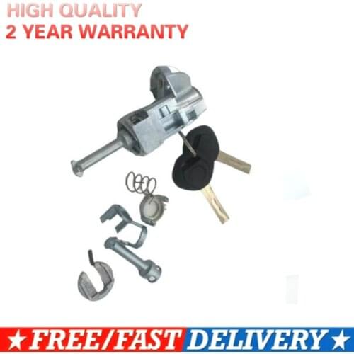 For BMW/ E46 3 Series Front Left Driver Door Lock Cylinder Barrel Assembly Key + repair kits