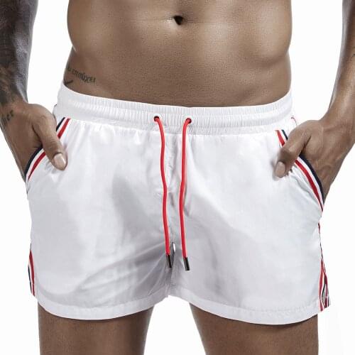 Mens Shorts with mesh lining inside short man swimsuit beach board shorts men short de bain homme quick dry sports pants