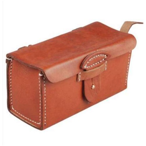 WWII Imperial Japanese Arisaka Type 38 Leather Ammo Pouch Bag Case