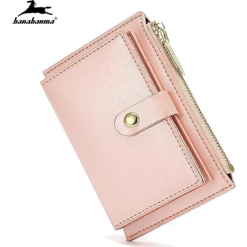 2021 Leather Women Wallet Hasp Small And Slim Coin Pocket Purse Women Wallets Cards Holders Luxury Brand Wallets Designer Purse