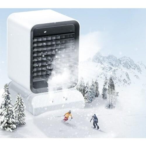 Household refrigeration fan summer mini 5V 2A electric fan spray low impatient humidification and hydrating desktop water cool