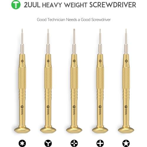 2UUL Copper Precision screwdriver set Hands Tools for iPhone Samsung HUAWEI Phone Tablet fix tool Screwdriver Prevent Skidding