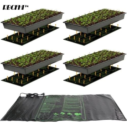 Gardens Seedling Growth Heating Pad Waterproof Durable Warm Seed Cultivation Germination Mat Propagation Clone Planter 48''x20