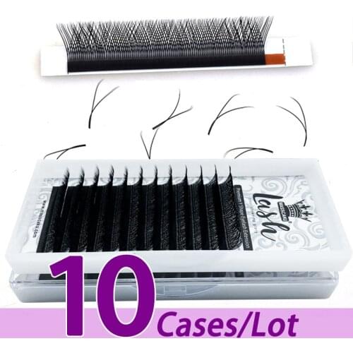 10case/lot MASSCAKU high quality 0.07 ultra lash extension supplies fluffy faux mink eyelash extensions custom box yy eyelashes
