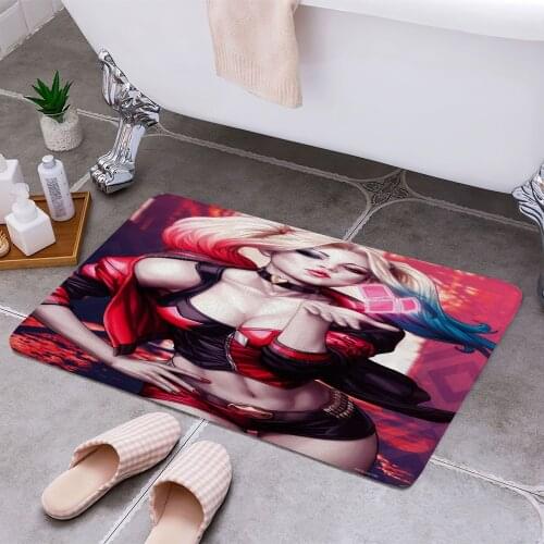 Mad Love Cheaper Anti-slip Modern Area Rugs Living Room Balcony Bathroom Printed Carpet Doormat Hallway Bath Mat