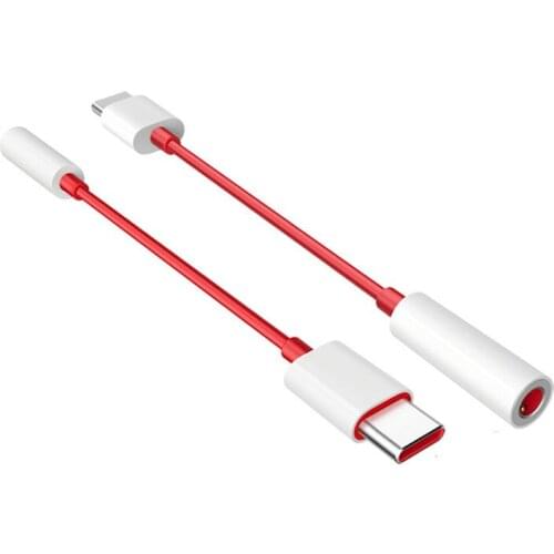 Original Oneplus 8 7T 7 pro 6T Type C To 3.5mm Jack Earphone headphone Converter USB-C AUX Audio Adapter music converter cable