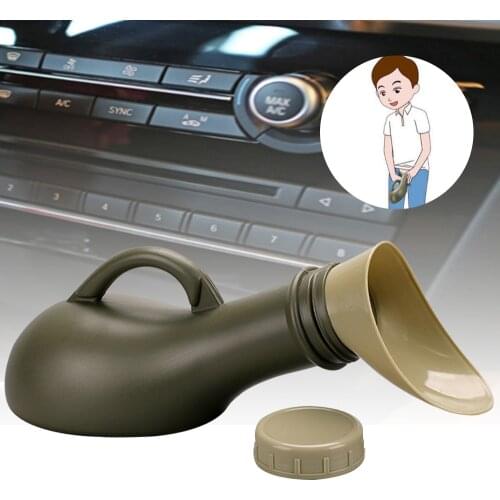 Portable 1000ml Washable Unisex Mobile Toilet Car Travel Camp Urine Pee Handle Urinary Bottle Urinal Storage Health Care
