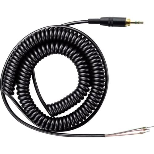 Spring Coiled Repair DJ Cord Cable Replacement for ATH-M50 ATH-M50s SONY MDR-7506 7509 V6 V600 V700 V900 7506 Headphones