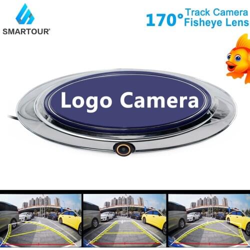 178 for Ford RANGER T6 T7 Pickup Truck Rear Door Handle Car Logo Rear View Reversing Image Dynamic trajectory Golden Car Camera