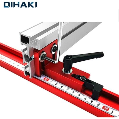 30/45 Type Woodworking Track Stop T-Slot Miter Stop Aluminium Profile Sliding Brackets Woodworking Workbench DIY Accessories