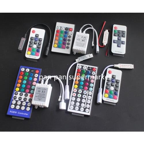 LED Strip Light Mini 3/11/17/24/40/44 Key IR Remote Wireless Controller Wifi LED RGB Controler DC12V MIni Wif For 3528 5050 RGB