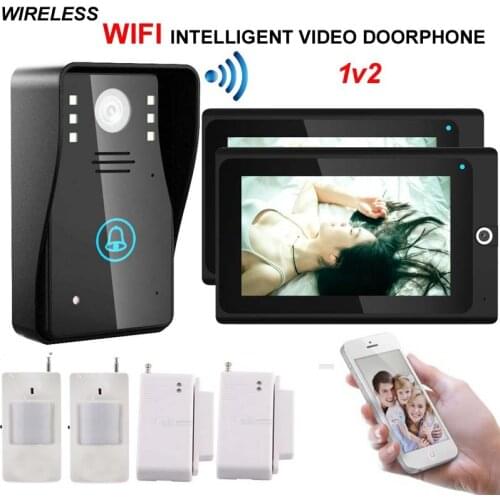 MOUNTAINONE high-definition intelligent WIFI network wireless video intercom doorbell with anti-theft alarm video door phone